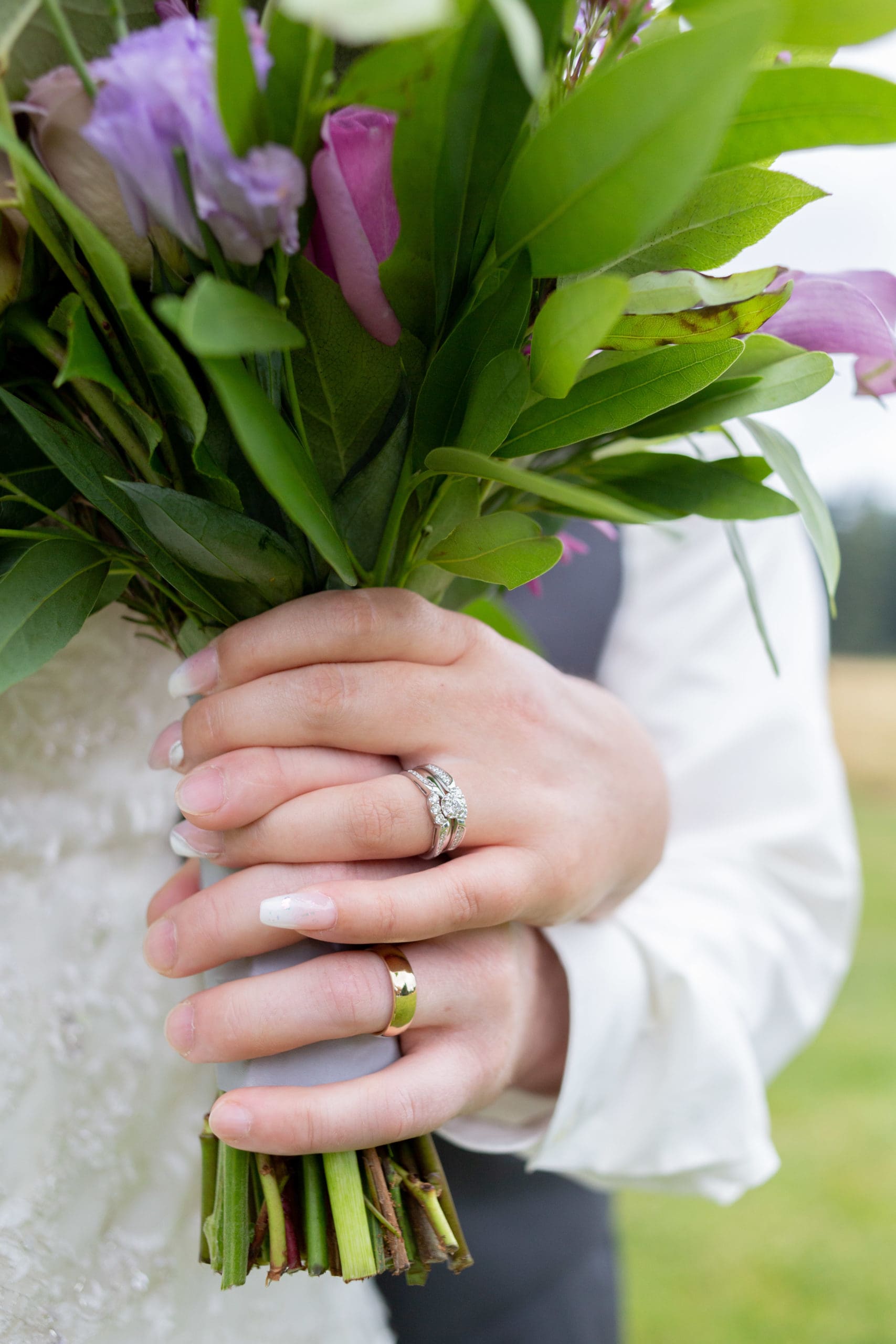 wedding ring detail