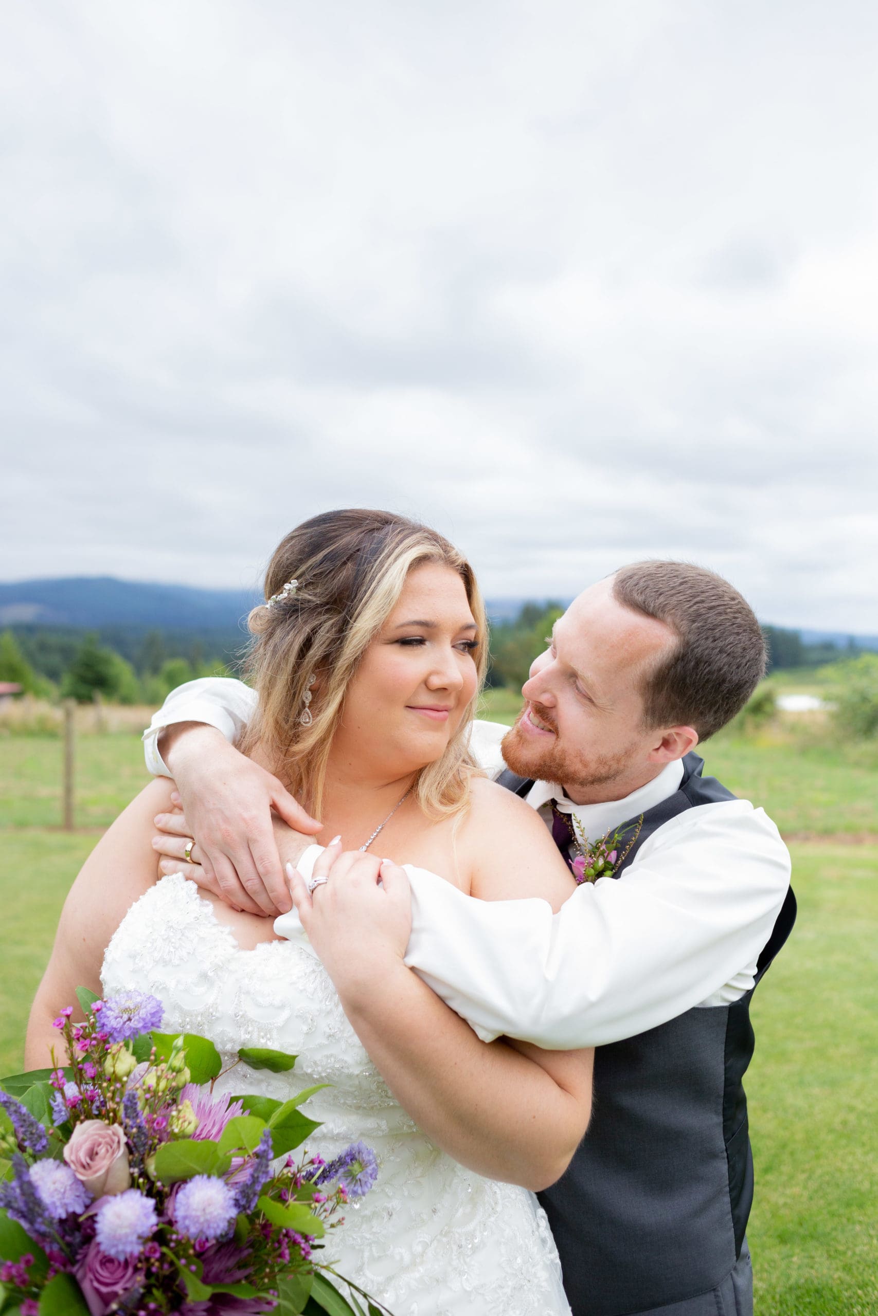 rainy day wedding