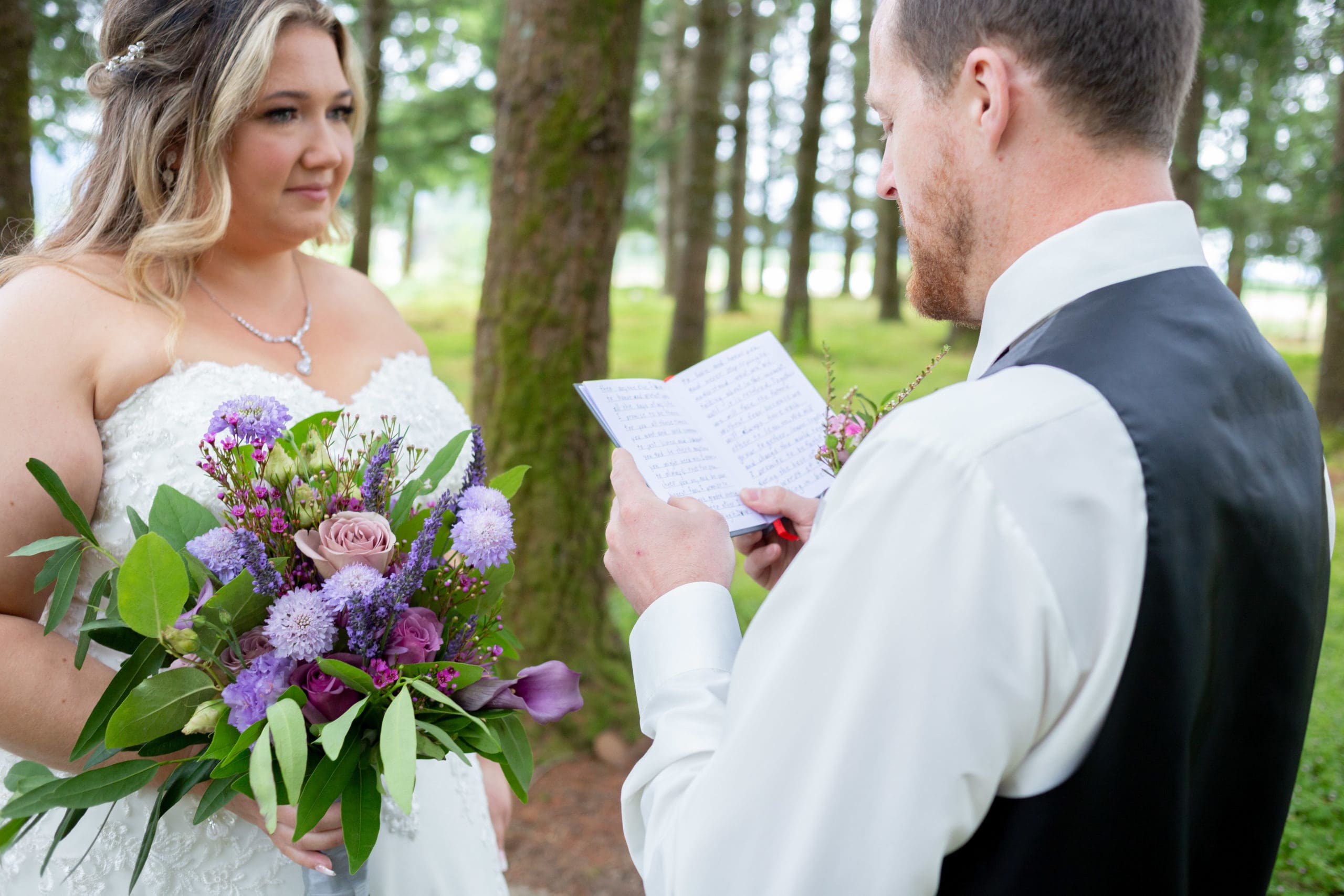 private wedding vows