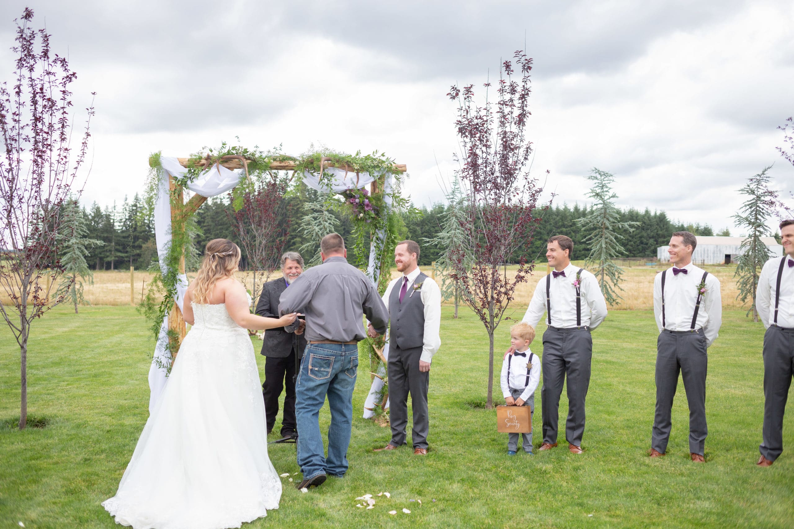 backyard wedding