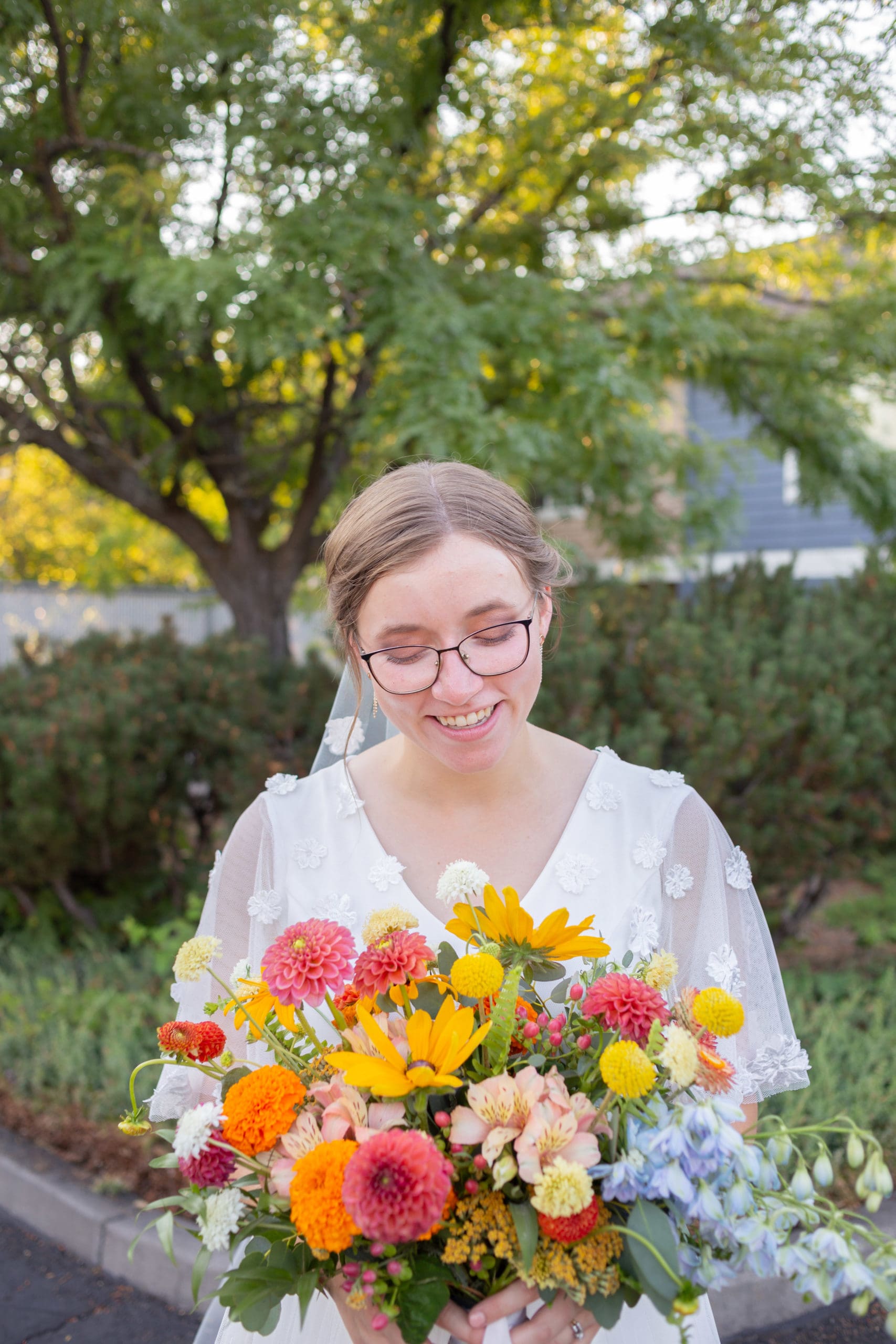 beautiful oregon bride