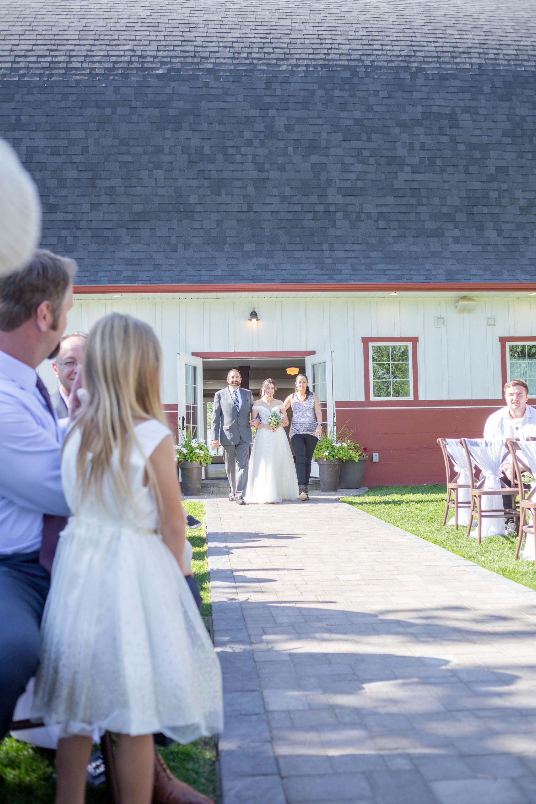 walking down the aisle