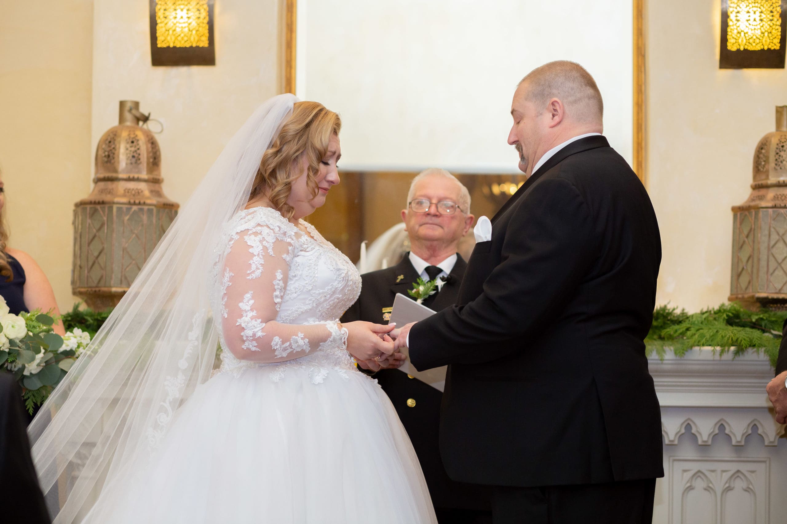 exchanging wedding rings