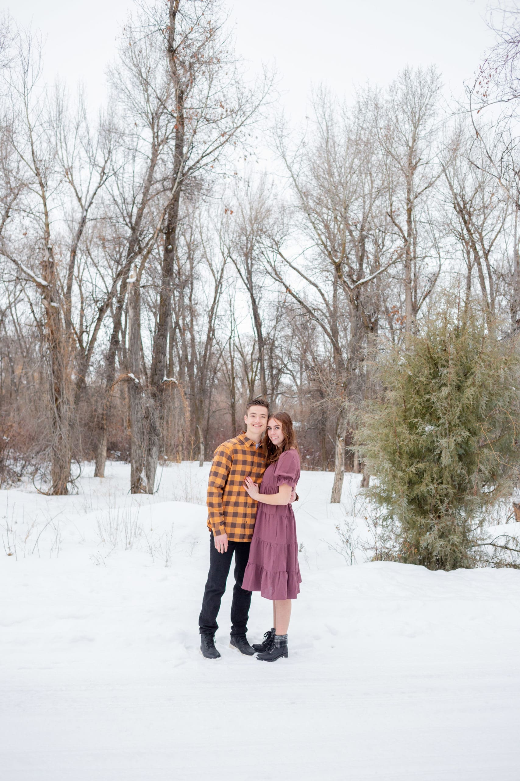snowy-engagements