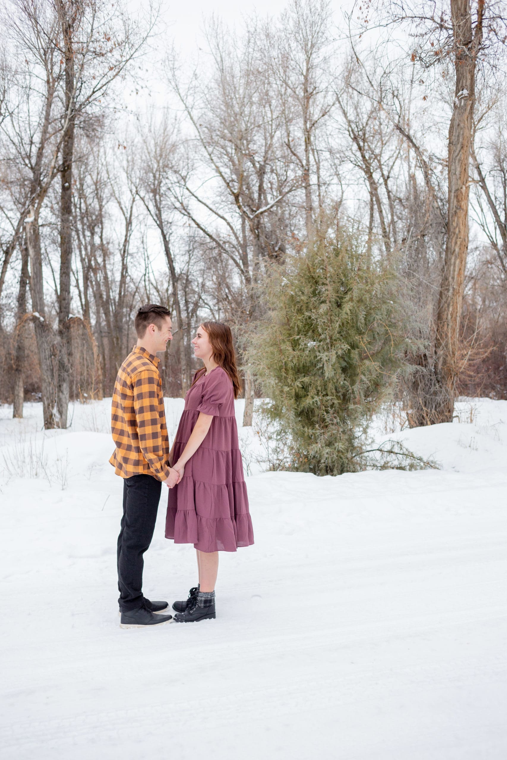 snowy-twin-bridges-engagements