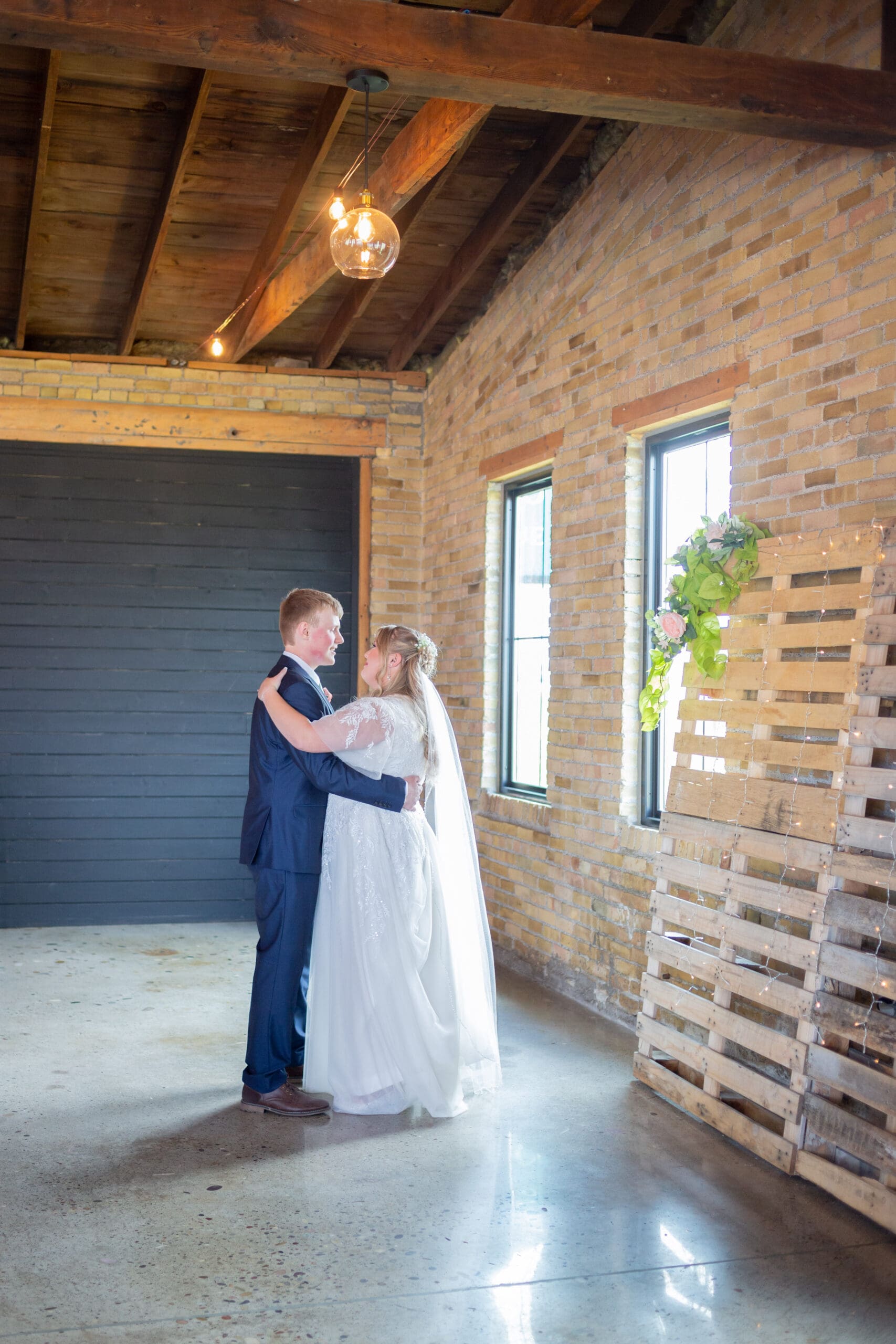 bride and groom first dance - simple rigby idaho wedding