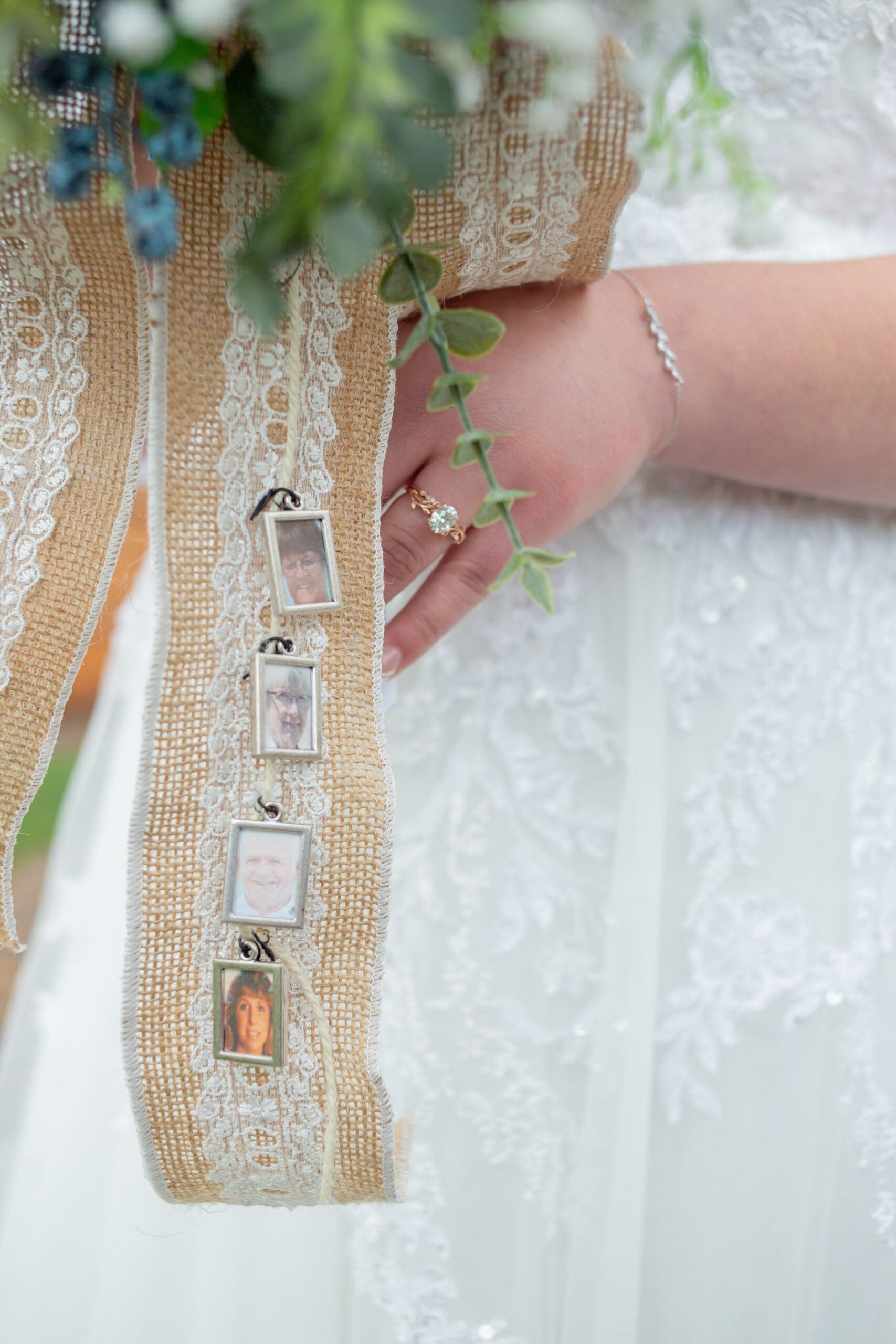 wedding bouquet detail shot