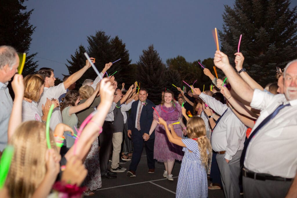 wedding-reception-glow-party-exit