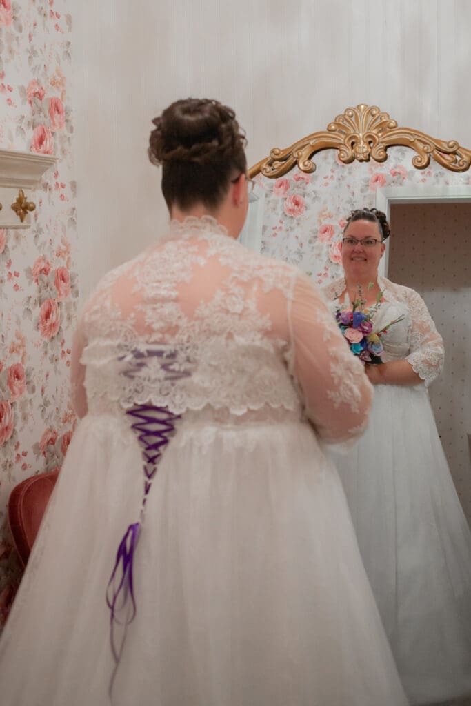 bride-looking-in-mirror